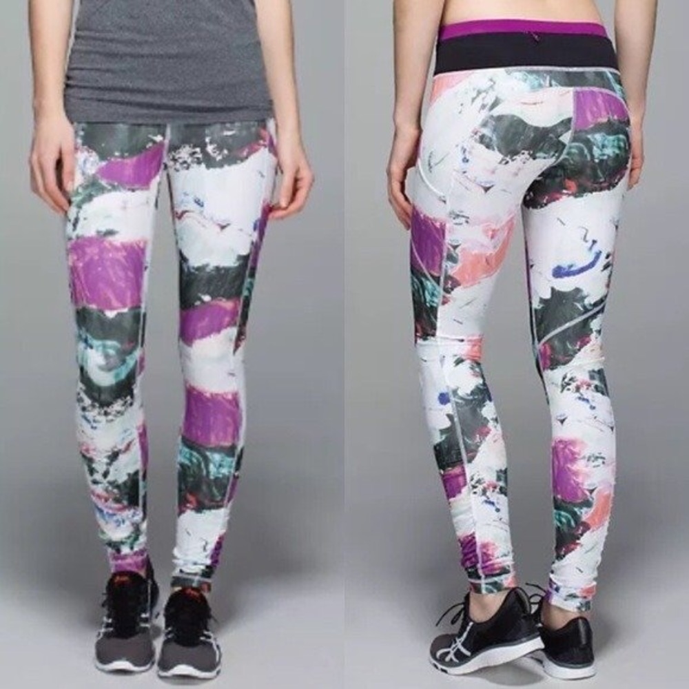 Lululemon pigment wave speed tight 4 legging run